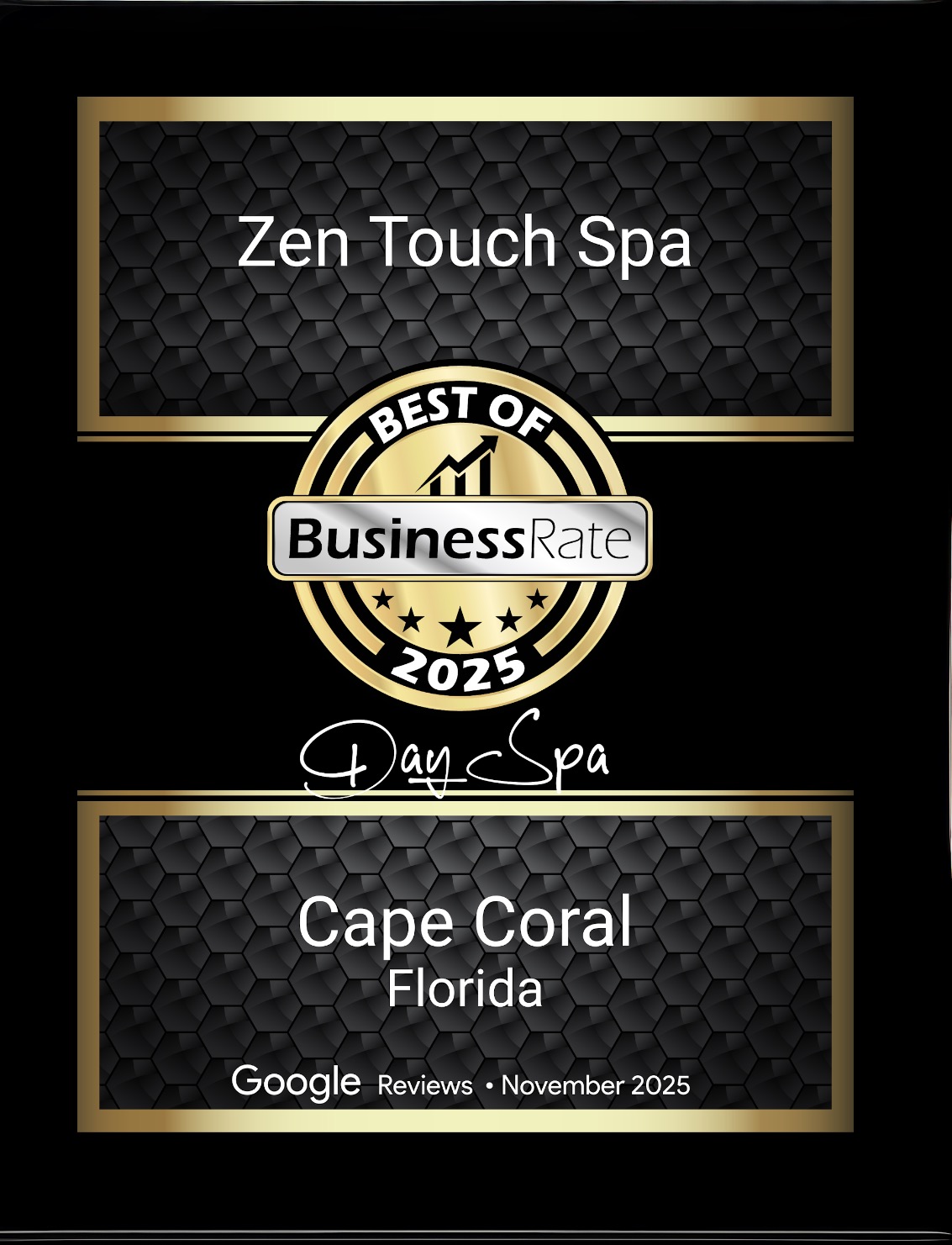 Voted Best of BusinessRate 2025 Day Spa